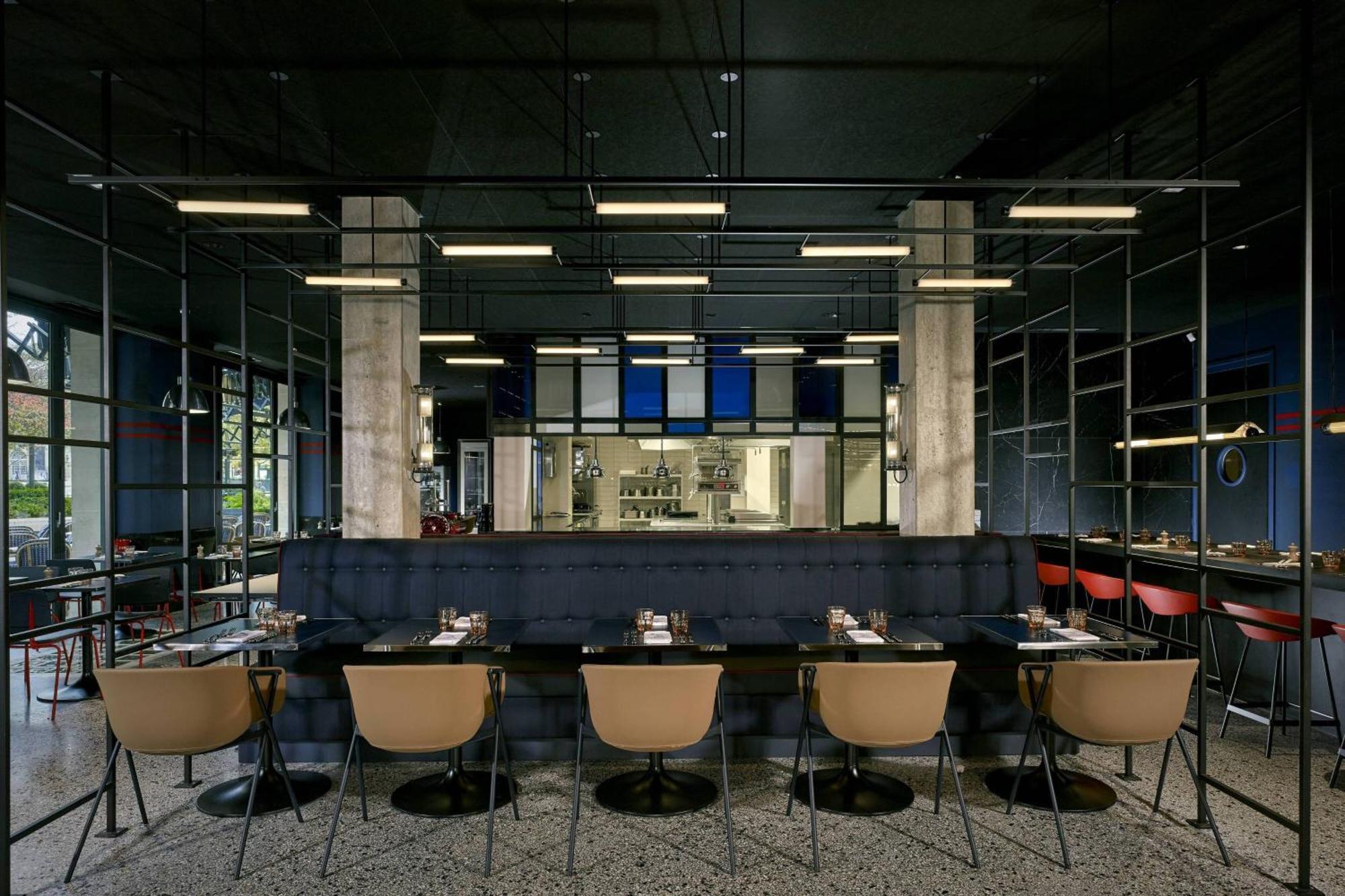 La Caserne Chanzy Hotel & Spa, Autograph Collection Reims Dış mekan fotoğraf Interior of the restaurant